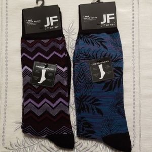 NEW two pair mens dress socks medium size 6.5-12